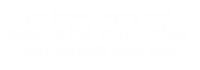 For Faster Drying Clean Lint Trap Engraved Sign
