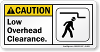 Low Overhead Clearance Sign