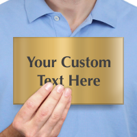 Custom Engraved Brass Sign
