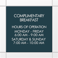 Custom Nexus 7 Line Informational Sign