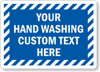 Custom Hand Washing Sign