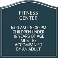 Santera HT Common Room Sign w/Border, 11.875 in. x 11.875 in.