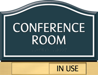 Santera HT Sliding Panel Sign w/Border, 6.5 in. x 8.5 in.