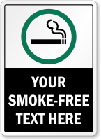 Custom Smoking Permitted Sign, SKU: S-3650