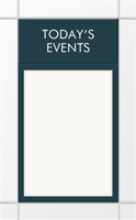 Customizable Todays Events Sign