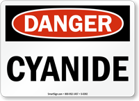 Danger Cyanide Sign