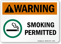 WARNING: SMOKING PERMITTED