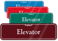 Elevator Sign