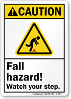 Fall Hazard Watch Your Step