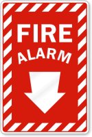 Fire Alarm Sign