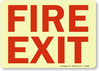 Fire Exit Sign