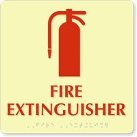 Fire Extinguisher Sign