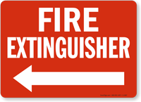 Fire Extinguisher Sign