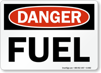 Danger Fuel Sign