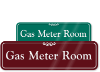 Gas Meter Room Sign