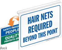 Hair Nets Required Sign