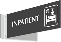 Inpatient Corridor Projecting Sign