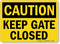 OSHA Caution  Sign
