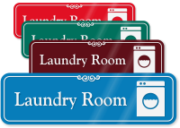 Laundry Room ShowCase Wall Sign