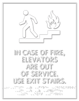 In Case of Fire Sign