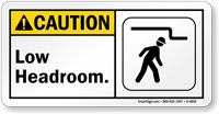 Low Headroom Sign