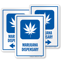 Marijuana Dispensary Hospital Sign