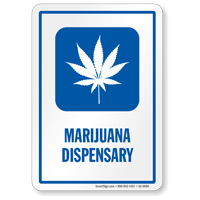 Marijuana Dispensary Hospital Sign