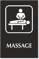 Massage Engraved Spa Sign