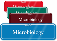 Microbiology Showcase Hospital Sign