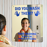 Hand Washing Stops The Spread of Germs Sign