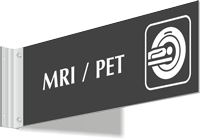 MRI PET Corridor Projecting Sign