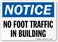 Notice Sign