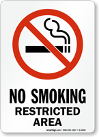 Restricted Area (symbol) Sign