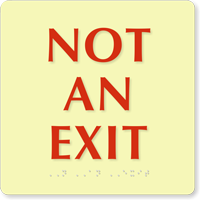 Not an Exit Sign