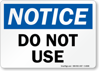 Notice  Sign