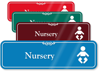 Nursery Hospital Showcase Sign