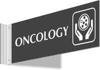 Oncology Corridor Projecting Sign