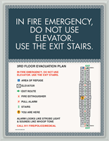 Do Not Use Elevator Sign