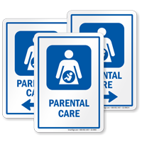 Parental Care Hospital Sign