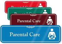 Parental Care Hospital Showcase Sign