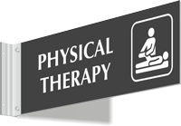 Physical Therapy Corridor Projecting Sign