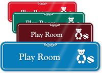 Play Room Hospital Showcase Sign