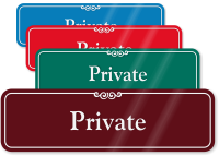 Private Sign