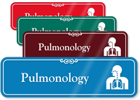 Pulmonology Respiratory Showcase Hospital Sign