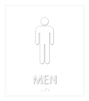 Men Regulatory Sign
