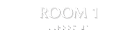 Room 1 Tactile Touch Braille Sign
