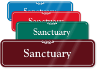 Sanctuary Sign