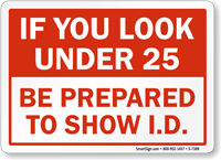 Photo ID Required Sign