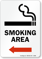 Smoking Area Sign