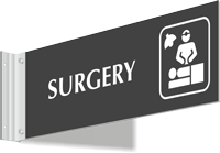 Surgery Corridor Projecting Sign